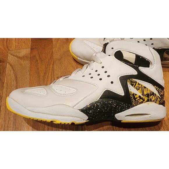 RARE 1992 Men’s Size 8.5 Nike Air Challenge Huarache Bright Goldenrod Agassi VTG - Picture 7 of 16